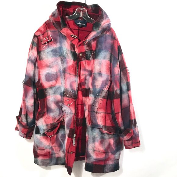 Ralph Lauren Jackets & Blazers - RALPH LAUREN x Custom Vintage Jacket Graffiti Punk